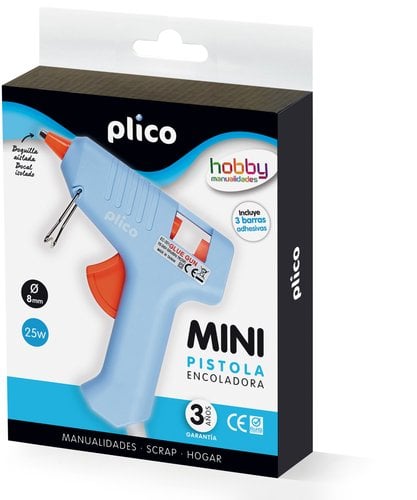 PISTOLA COLA TERMOFUSIBLE PLICO MINI
