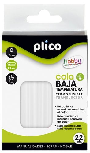 COLA BARRA PLICO BAJA TEMP. blister 22