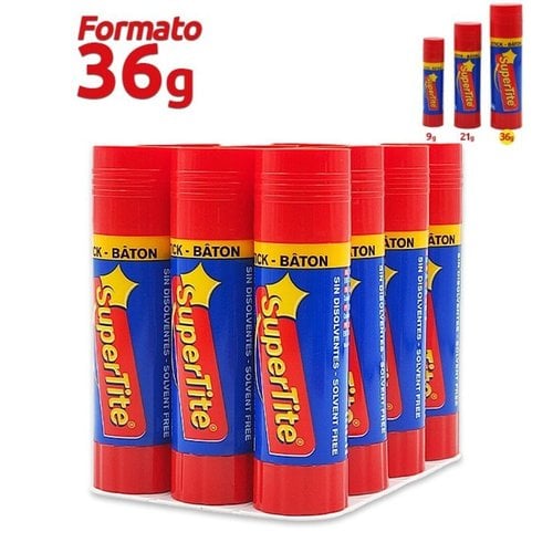 BARRA PEGAMENTO SUPERTITE 36g BANDEJA 12
