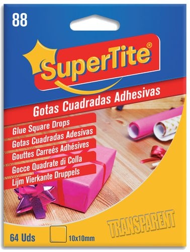 PUNTOS ADHESIVOS SUPERTITE CUAD. 64 uds