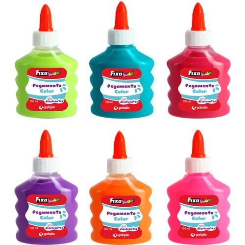 COLA FIXO KIDS COLOR 100ml SURT. P/12