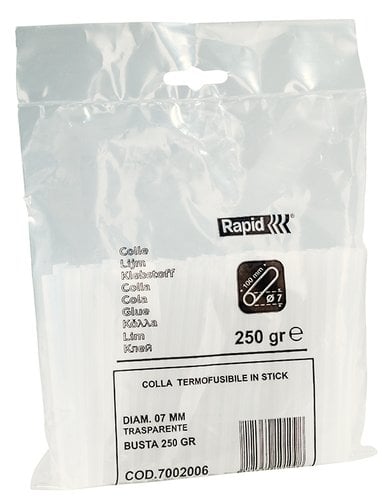 COLA TERMOFUSIBLE BARRA RAPID BOLSA250gr