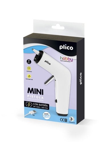 PISTOLA COLA TERMOFUSIBLE PLICO BATERIA