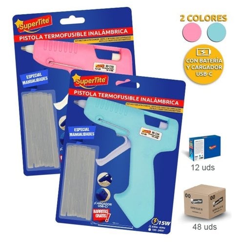 PISTOLA COLA TERMOFUSIBLE SUPERTITE BAT.