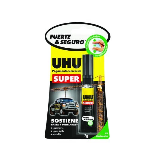 PEGAMENTO UNIV. UHU SUPER STRONG&SAFE 7g