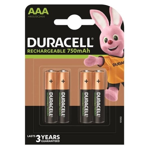 PILAS DURACELL RECARGABLES AAA B/4