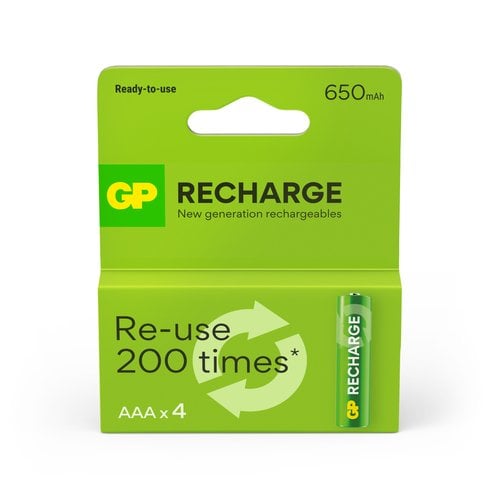 GP PILAS RECARGABLES GP AAA B/4