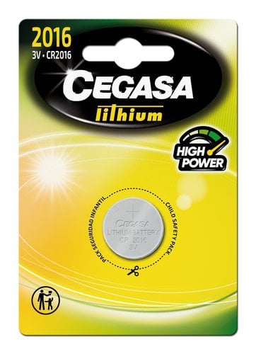 PILAS CEGASA MICRO CR2016 3V B/1