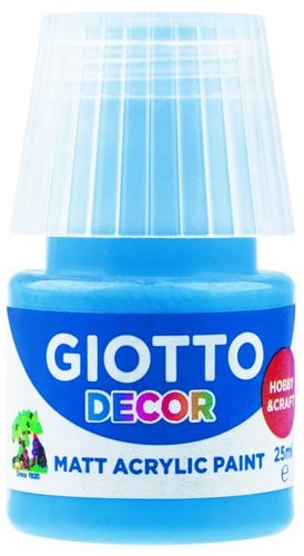 PINTURA ACRIL.GIOTTO 25 ml AZUL CYAN