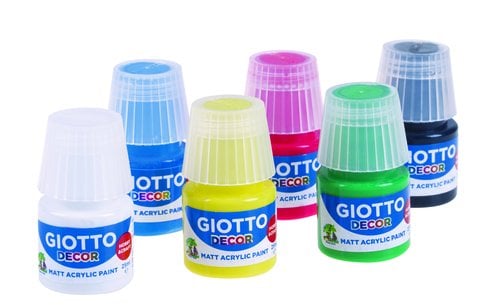 PINTURA ACRIL.GIOTTO 25 ml SURTIDO E.6