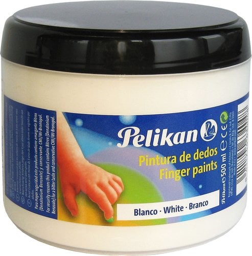 PINTURA DEDOS PELIKAN 500 ml BLANC
