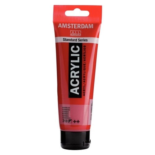 PINTURA ACRIL.AMSTERDAM 120 ml CARMIN