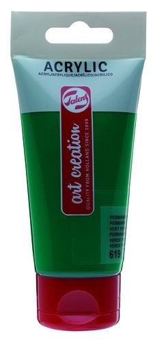 PINTURA ACRIL.TALENS 75 ml VERDE OSC.