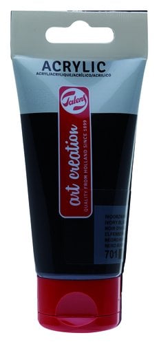 PINTURA ACRIL.TALENS 75 ml NEGRO MARFIL