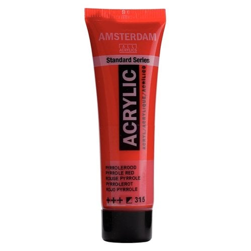 PINTURA ACRIL.AMSTERDAM 20 ml ROJO PYRR