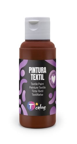 PINTURA TELA TCOLORS 80 ml MARRON