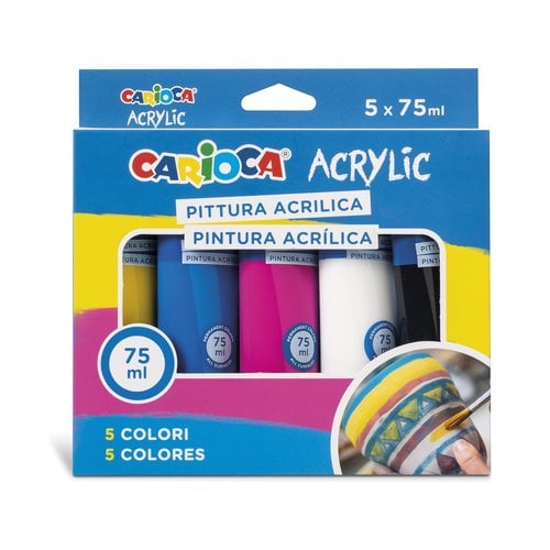 PINTURA ACRIL. CARIOCA 75 ml E/5
