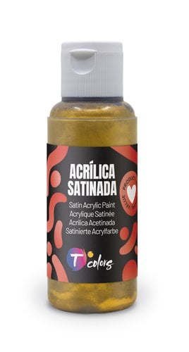 PINTURA ACRIL.TCOLORS 80 ml ORO