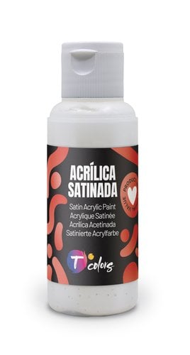 PINTURA ACRIL.TCOLORS 80 ml BLANCO