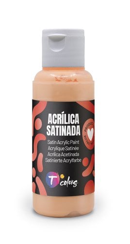 PINTURA ACRIL.TCOLORS 80 ml SALMON/CARNE