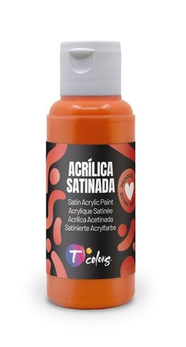 PINTURA ACRIL.TCOLORS 80 ml NARANJA