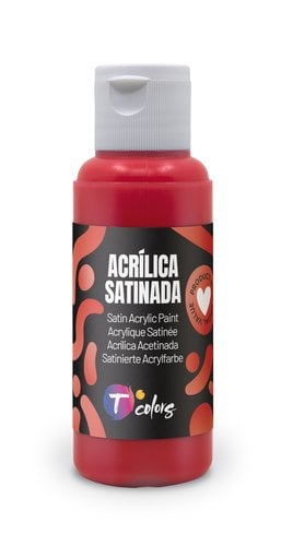 PINTURA ACRIL.TCOLORS 80 ml ROJO