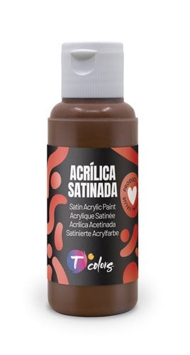 PINTURA ACRIL.TCOLORS 80 ml MARRON