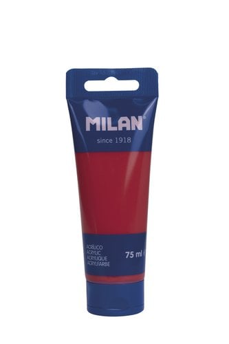 PINTURA ACRIL.MILAN 75 ml CARMIN
