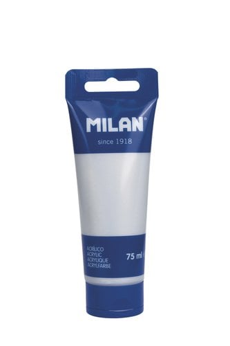PINTURA ACRIL.MILAN 75 ml PLATA