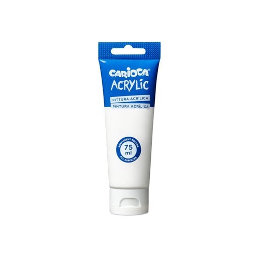 PINTURA ACRIL. CARIOCA 75 ml BLANCO