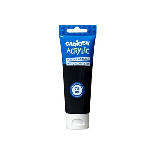 PINTURA ACRIL. CARIOCA 75 ml NEGRO