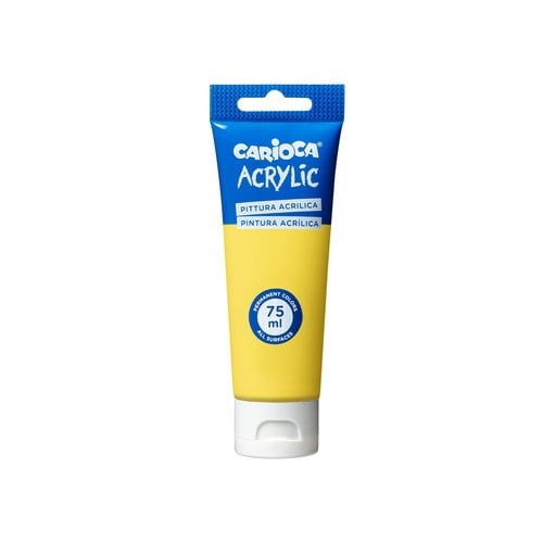 PINTURA ACRIL. CARIOCA 75 ml AMARILLO
