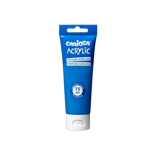 PINTURA ACRIL. CARIOCA 75 ml AZUL PRIMAR
