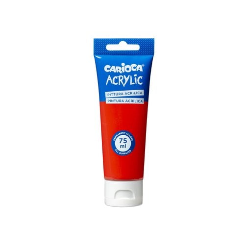 PINTURA ACRIL. CARIOCA 75 ml ROJO
