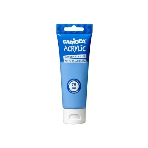 PINTURA ACRIL. CARIOCA 75 ml AZUL CLARO