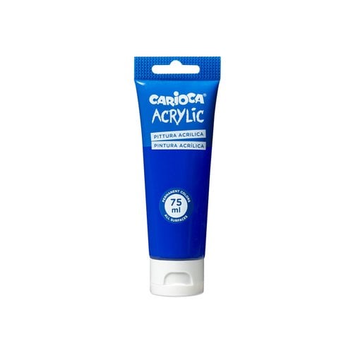 PINTURA ACRIL. CARIOCA 75 ml AZUL OSCURO
