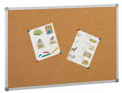 TABLERO CORCHO 122X244 M.ALUMINI
