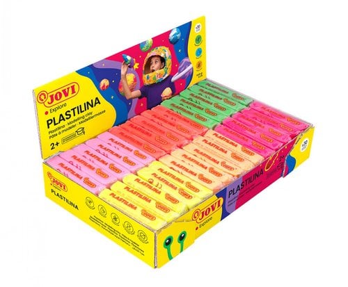 PLASTILINA JOVI 70 PAST. COL.FLUOR C/30