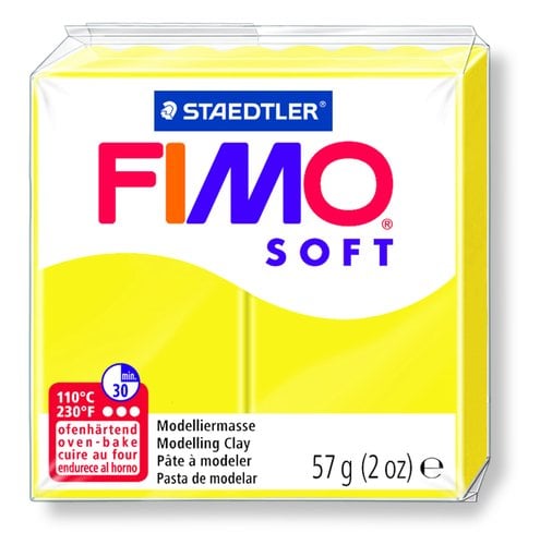 PASTA MODELAR FIMO SOFT AMARILLO LIM. 57