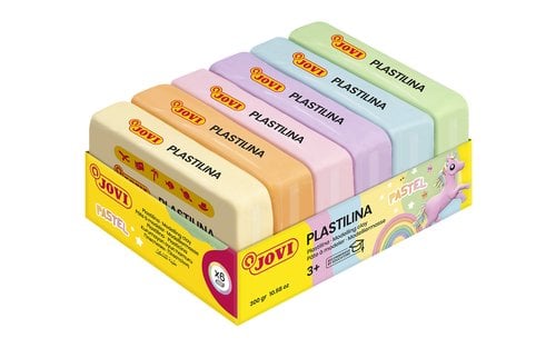 PLASTILINA JOVI 70 PASTEL PAST. C/6