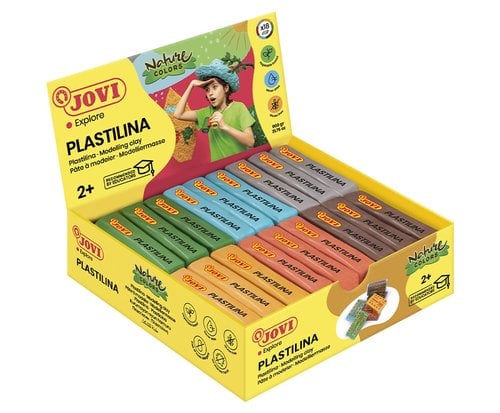 PLASTILINA JOVI 70 PAST. NATURE C/18