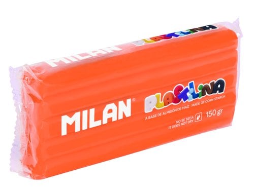 PLASTILINA MILAN 150g NARANJA