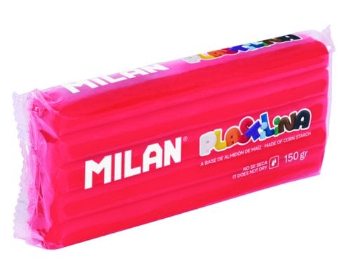 PLASTILINA MILAN 150g ROJO