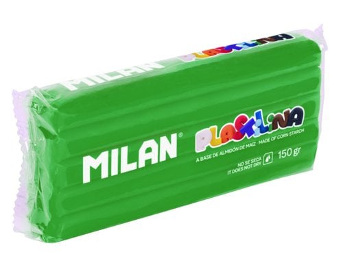 PLASTILINA MILAN 150g VERDE