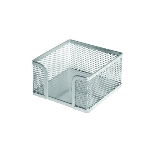 PORTA NOTAS FOROFIS METAL CUADRADO PLATA