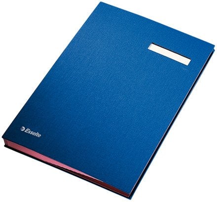 PORTA FIRMAS ESSELTE 20 SEP. PP AZUL