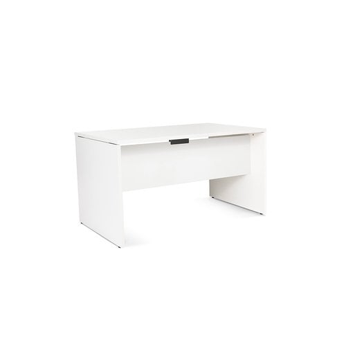 MESA ROCADA WORK 140x80 BLANCO/BLANCO
