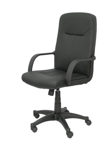 SILLA PIQUERAS VILLA SIMILPIEL NEGRO