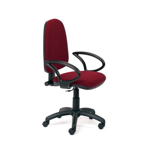 SILLA ROCADA RD-930/2 GRANATE CON BRAZO