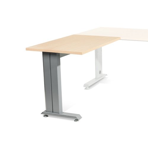 MESA ROCADA METAL ALA 100x60 ALUMINIO/HA